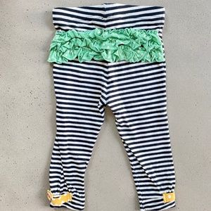 Matilda Jane Duckling Leggings Black and White Size 18-24m